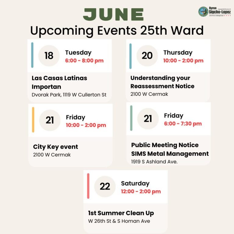 Upcoming Events 25th Ward - 25 Th Ward